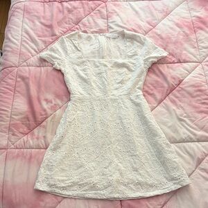 Anthropologie White Dress Size XS